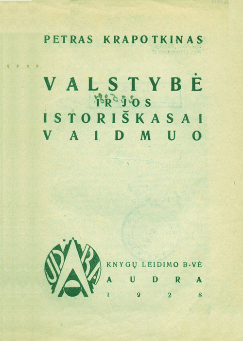 kropotkinas valstybe ir jos vaidmuo